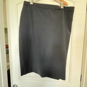 Ann Taylor Navy Blue Pencil Skirt